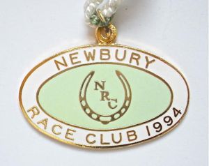 1994 Newbury horse racing club badge