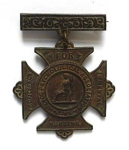 Medico Psychological Association for proficiency In mental nursing badge