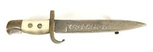 WW1 Ostende miniature bayonet battle pin badge 39mm.