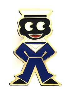 Robertsons 1980 Golly sailor advertising badge