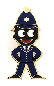 Robertsons 1980 Golly policeman advertising badge protruding bobble