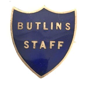 Butlins Holiday Camp Staff Blue Shield Badge by Jewellery Metal …