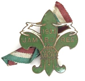 Boy Scouts 4th World Scout Jamboree Budapest 1933 pin badge