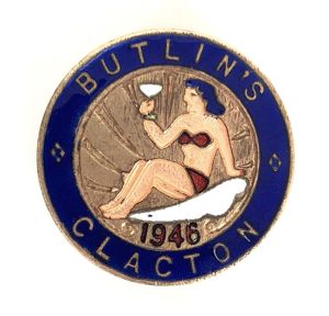 Butlins 1946 Clacton holiday camp badge