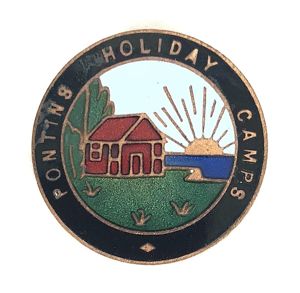 Pontins Holiday Camps red chalet badge by Stratton's