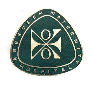 Aberdeen Maternity Hospital Scotland 1972 silver hallmarked nurses badge
