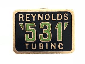 Reynolds 531 Tubing Bicycle advertising badge c.1945 to 1954