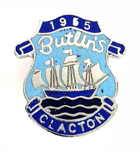 Butlins 1955 Clacton Holiday Camp sailing ship badge