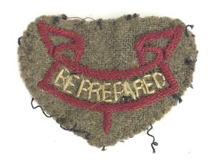 Boy Scouts 2nd Class khaki serge cloth badge c.1909 issue