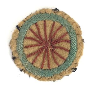 Boy Scouts Cyclist proficiency khaki felt cloth badge c.1909 issue