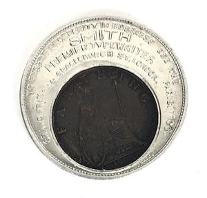 Smith Premier Typewriter Good Luck Encased 1902 Farthing Coin Token …