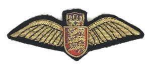 Jersey European Airways JEA pilot's wing badge
