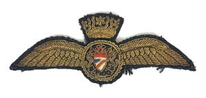 British Airways pilots wing gold bullion cloth uniform badge