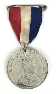 Edward VIII Proposed 1937 Coronation Westminster Abbey medal