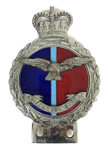 Royal Air Force Automobile RAF motor grill car badge