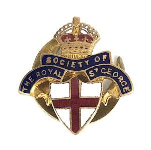 The Royal Society of Saint George patriotic lapel badge by …