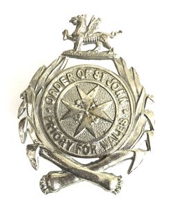 Order of St. John Priory For Wales cap / collar …