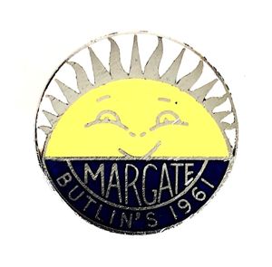 Butlins 1961 Margate Holiday Camp badge