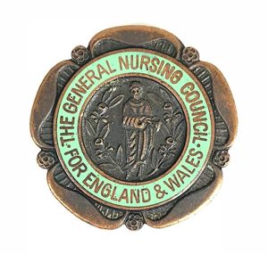 General Nursing Council State Enrolled Nurse SEN badge UNNAMED