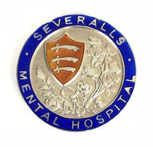 Severalls Mental Hospital Psychiatric Qualification nurses silver badge Colchester