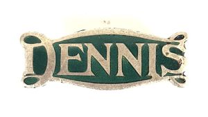 Dennis Brothers Ltd Guildford commercial vehicle green enamel advertising badge