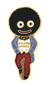 Robertsons Golly standard white waistcoat advertising badge J.R.GAUNT LONDON