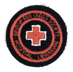 British Red Cross Society Hospital Librarian Embroidered Cloth Badge