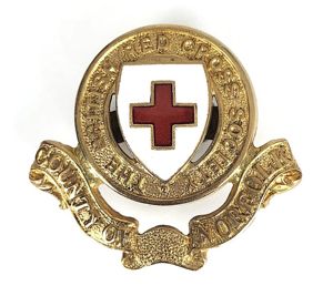 WW1 British Red Cross Society County of Nolfolk Cap Badge
