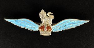 WW2 1st Glider Pilot Wings / Army Flying Badge silver …