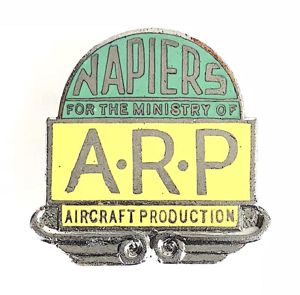 Napier Aircraft Engine Manufacturers ARP Badge