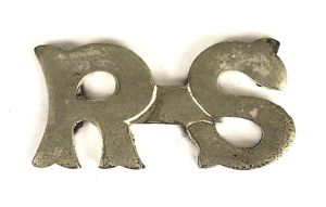 Rover Scouts RS leather hat band title badge