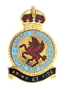 RAF No 18 Bomber Squadron Royal Air Force badge H.W. …
