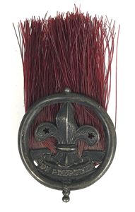 Boy Scouts Assistant Scoutmaster Officers 2nd pattern silver hat badge