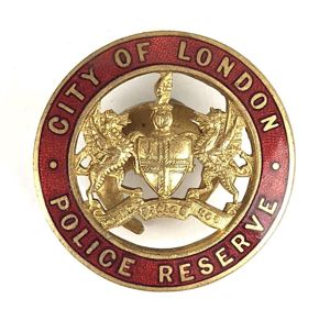 City of London Police Reserve Special Constable badge
