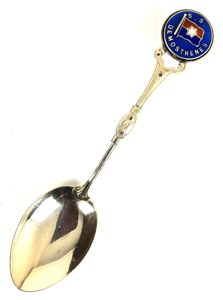 S.S. Demosthenes 1911 Antique Silver Souvenir Spoon