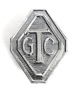 WW2 Girls Training Corps GTC chromium hat badge