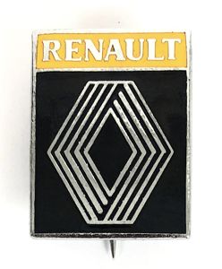 Renault Car 1972 Logo vintage enamel pin badge