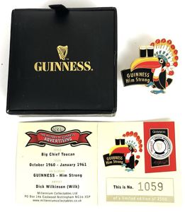 Guinness & Co 2002 Limited Edition Millennium Collectables badge