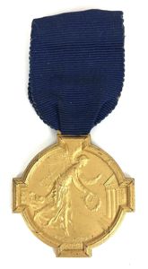 1925 The Peace Memorial Festival Jewel Olympia silver gilt medal