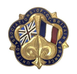 WW2 United Associations of Great Britain & France badge