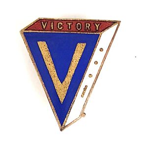 Winston Churchill morse code V for Victory patriotic badge by …