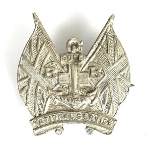 Boys Brigade National Service Badge circa 1941 to 1945