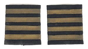 Pair of Airline Captains rank slides badges possibly BOAC or …