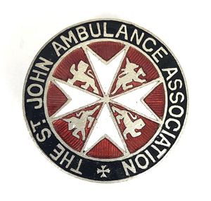 St John Ambulance Association lapel badge