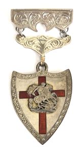Knights of St. George 1946 silver presentation medal