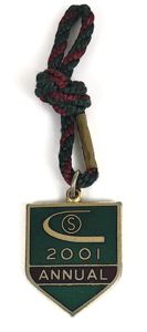 Sandown Park Racecourse 2001 horse racing club badge