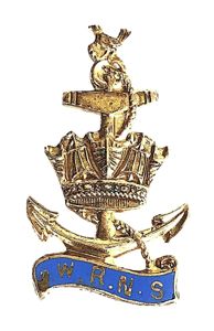 Women's Royal Naval Service WRNS sweetheart brooch
