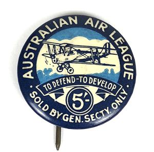 Australian Air League To Defend -To Develop fundraising badge