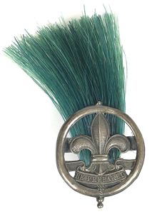 Boy Scouts Scoutmaster Officer first pattern silver hat badge no …