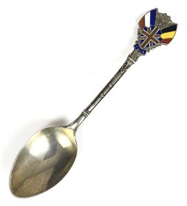 United We Stand Britain France Belgium flags 1914 Hm silver …